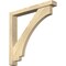 Ekena Millwork Imperial Block Rough Sawn Bracket w/ Offset Brace, Douglas Fir, 4"W x 28"D x 28"H BKT0402X28X28IMP05RDF - alternate 1